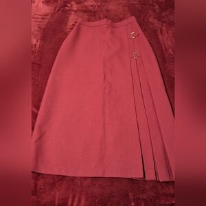Elegant Red Women's Skirt